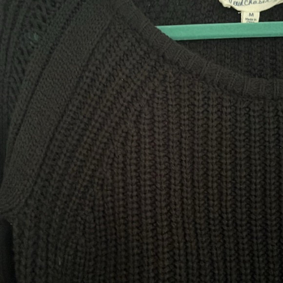 Cloud Chaser Knit Sweater | Like New | Medium | Black - Picture 2 of 2